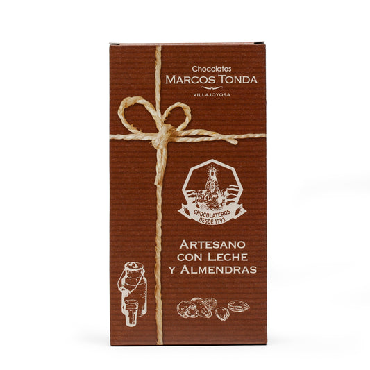 Chocolate Artesano Leche y Almendras 150 G
